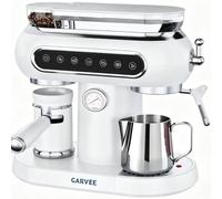 Liorphid Macchina Caffè con Macinacaffe Incorporato, 20 Bar, 1500 W Macchinetta Caffe con Montalatte, Montalatte Manuale per Cappuccino, Funzione 2 Tazze, Pannello di Controllo con Pulsanti