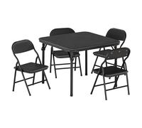 Liorphid Tavolo Bambini con 4 Sedie, Tavolo e Sedie Bambini Pieghevole | Set per l'asilo e la Cameretta dei Bambini, salvaspazio e portatile, gioco e studio in cameretta, asilo, aule