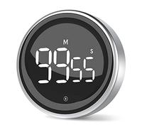 LIORQUE Timer da Cucina, Digitale Timer, Magnetico Timer con Conto, 2 Livelli di Luminosità, 3 Livelli di Volume, Display a LED, per Cucinare, Uovo, Palestra, Studio sui bambini, Lavoro