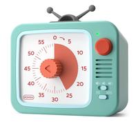 LIORQUE Timer Visivo Bambini, Timer Visivo con Conto Alla Rovescia di 60 Minuti, Funzionamento Silenzioso, Funzione Pausa, Adatto per Aule, Riunioni, Cucina, Adulti, Bambini