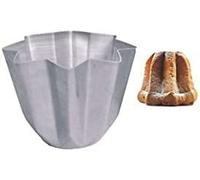 LIOTTI 6 x Mini Forma Pandoro 70 Grammi. Alluminio Professionale