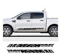 LIOUFTT 2 pezzi adesivi per auto pick-up porta gonna laterale strisce decalcomanie, adatti per Ford Ranger camion grafica vinile accessori decorativi personalizzati