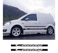 LIOUFTT Adesivi laterali per portiera auto, adatti per VW Caddy MK1 MK2 MK3 Maxi Kombi Camper Van Grafica decalcomanie in vinile Accessori per tuning automatico