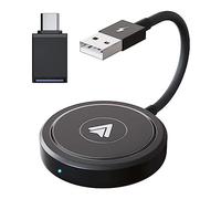 liovitor 1 Set Wireless Android Auto Adapter Wireless Android Auto Dongle Android Adattatore Auto per i Telefoni Android Nero