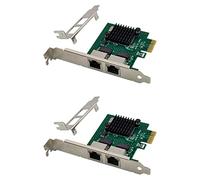 liovitor 2 schede di rete BCM5718 Gigabit Server PCI Express X1 scheda adattatore di rete a doppia porta compatibile con PXE VLAN