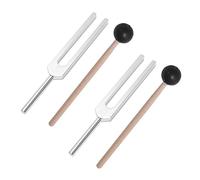 liovitor 2 x lega di alluminio + legno chakra palla diagnostica 528 Hz con set test tuning forcella