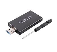 liovitor 2X MSATA a USB USB 3.0 a MSATA SSD Enclosure USB3.0 a MSATA Case Hard Disk Adapter M2 SSD Esterno HDD Box HDD Caso HDD