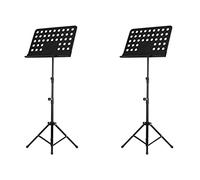 liovitor 2X Portatile Metallo Music Stand Staccabile Strumenti Musicali per Pianoforte Violino Chitarra Spartiti Parti di Chitarra