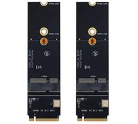 liovitor 2X Wireless M.2 A+E Slot Chiave a M.2 M Chiave Wifi Adattatore Bluetooth per AX200 9260 Bcm94352Z Card NVMe PCI Express SSD Port