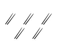 liovitor 5 paia di bacchette 5A in nylon per set batteria professionale, colore: nero