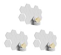 liovitor Confezione da 36 fonoassorbenti autoadesivi in schiuma acustica, per isolamento acustico e trattamento acustico ()