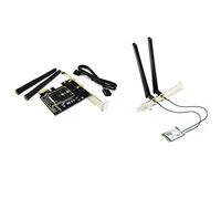 liovitor Kit WiFi 6E Desktop con adattatore M.2 Wifi M2 Ngff Key A-E a Mini Pci Express Wifi Raiser