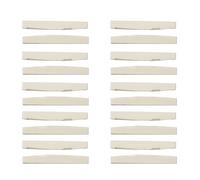 liovitor Ponte acustico a 6 corde per chitarra acustica a scanalata (confezione da 20)