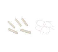 liovitor Set di 5 scanalati per ukulele con 4 corde in nylon