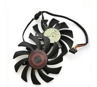 LIOZDMD 2 Pezzi T128010BH T128010SH DC 12V 0.25A 75mm Ventola VGA per ASUS per GeForce GTX1060 GTX1060-03G-SI della Scheda Grafica 5Pin Parti di Ricambio