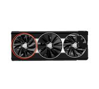 LIOZDMD Ventola per Scheda Grafica CF9015H12S CF1015H12S DC12V per XFX per Radeon RX 5700 XT per Thicc III per Ultra RX57XT8TBD8 Parti di Ricambio(Left Fan)