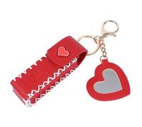 Lip Balm Holder Keychain | Portable Lipstick Pouch | Keychain Lipstick Case | Lip Gloss Storage Pouch | Lipstick Keychain Holder Portable And Stylish Lip Balm Storage For Women Girlfriend Mother Wife