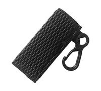 Lip Balm Holder Sleeve | 6 x 2,6 cm Easily Carrying Compact Lip Glaze Case Holder Convenient Lipstick Holder Keyring Lip Balm Holder Keyring for Home, Traveling or Outdoors, Nero , Se référer au