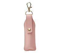 Lip Balm Holder Sleeve - Portable Neoprene Lipstick Pouch, Universal Fit For Round & Square Tubes, Flexible Lip Glaze Keychain Case | Travel Hand Clip, Makeup Organizer, Women, Girls