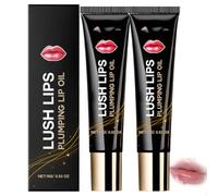 Lip Booster Serum,Lip Plumper Volumizing Gloss,Hydrating Lips Oil,Reduces Lips Lines,15ml Portable Size,Non-Sticky Lightweight Texture,for Daily Touch-Up & Travel,Enhancing Natural Plum (2PCS)