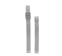 Lip Cinturino per orologio in maglia milanese, cromato, argento, 10 mm