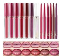 Lip Color, Vibrant Lip Liner Glossy, Long Lasting Waterproof Transfer Proof Formula with Smooth, Make Up Cosmetics for Date Nights, Festive Events, Weddings and Outdoor Occasioni