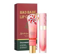 Lip Conditioner & Set di olio per labbra, 2 in 1, siero per la cura delle labbra, nutre le labbra in modo intenso, regalo di Natale, pratico portachiavi, per la cura delle labbra delle ragazze (1