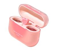 Lip Gloss, Adult Lipstick, Earbuds Case Shape Long Lasting Hydrating Formula Heart Applicator Smooth Texture Moisturizing Care Comfortable Wear, for Women