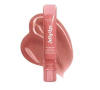 Lip Gloss alla Peptide con Olio di Ciliegia, Gloss Labbra ad Alto Brillante Vetrato, Trattamento Volumizzante e Levigante per Labbra Idratante Non Appiccicoso (#5, 23g)