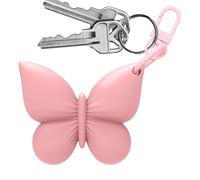 Lip Gloss Holder Keychain - Soft Silicone Lip Gloss Keychain Cute Butterfly Shape | Silicone Lips Balm Holder Keychains | Butterfly Shape Protective Sleeve For Lady Mother Girlfriend Grandma Wife Teen