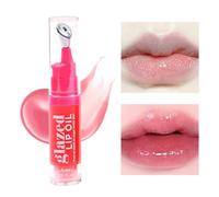 Lip Gloss, Hydrating Color Stain, Sheer Finish Lip Care, Non-Sticky Feel, Moisturizes & Smooths Dry Lips, Essential Beauty Cosmetics, Liquid Lipstick for School Girlfriend Wife Friend Sister