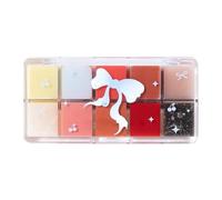 Lip Gloss Pallet, 10 colori Jelly Lip Cream, High-Pigmented Lip Pallet, Multi-Color Lip Gloss Set, Professional Lipstick Pallet, Smooth Lip Glosses For Women, Compact Lip Gloss Palette