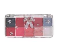 Lip Gloss - Pallet, 10 colori per labbra, non appiccicosi Balm, soft Jelly Lip Makeup, Moisturizing Lipstick Kit, adatto per tutti i giorni, viaggi, ufficio