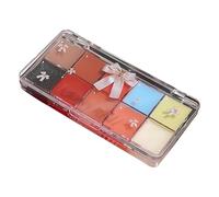 Lip Gloss - Pallet, 10 colori per labbra, non appiccicosi Balm, soft Jelly Lip Makeup, Moisturizing Lipstick Kit, adatto per tutti i giorni, viaggi, ufficio