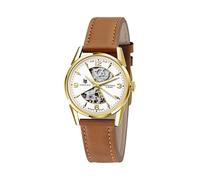 Lip Himalaya 33.5 Clessidra Automatica Oro Orologio Donna Bracciale Marrone 671683, bianco