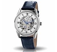 Lip - Himalaya - Orologio automatico da uomo, 40 mm, in pelle blu, cinghia