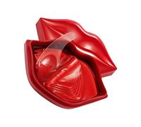 Lip Hydrating Patches, Moisturizing Lip Mask Set, Anti-Chap Pads, Product Color Red Deep Nourishment and Plumping Care, for Beauty Routine 1-2cm Difference in Size.