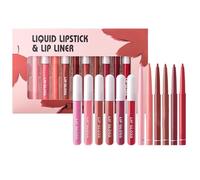 Lip Liner, Lip Crayon, Lip Set, Plumping Lipstick, Complete Lip Makeup Set Long-Lasting Wear Rich Vibrant Colors Precision with Lip Liners Smooth Comfortable Application Versatile Shades for Any Look