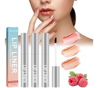 Lip Liner Removibile 3 Colori - Matita per Contorno Labbra Esfoliante Off, Tatuaggio Sfoderabile a Lunga Durata, Invisibile