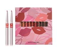 Lip Liner Set, 12 pezzi Lip Pencil Kit, Creamy Lipliners Makeup, Sculpting Lip Pen, Matte Finish Lip Liner, Lip Pencil Set For Women, Lip Contour Makeup Kit, Smooth Matte Lip Liner, Long Lasting Lip