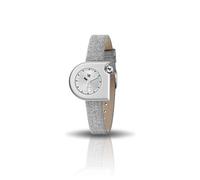 LIP Mach 2000 Mini orologio da donna in acciaio pelle grigio glitterato 671166