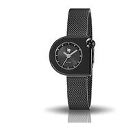 Lip Orologio Donna Mach 2000 Mini Square 671392 Acciaio Milanese Nero