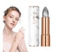 Lip Moisturizer Women, Marble Texture Hydrating, 0.83in Balm Nourishing Lipstick, Long Lasting Moisturizer, Soothing Repair for Dry, Cracked Lips, Daily Lip Care, Men