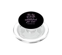 Lip Of Truth Shall Be Established Proverbi 12:19 Versetto della Bibbia PopSockets PopGrip per MagSafe