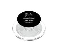 Lip Of Truth Shall Be Established Proverbi 12:19 Versetto della Bibbia PopSockets PopGrip per MagSafe