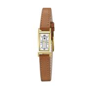 Lip Orologio Churchill T13, classico, in pelle marrone e oro, Retrò