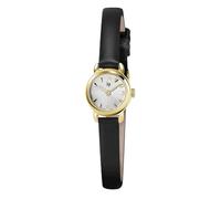 Lip Orologio Henriette - Quadrante Oro in Pelle Nera, Bianco, Bianco