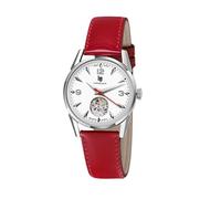 Lip Orologio Himalaya, 33 mm, automatico a forma di cuore, in pelle rossa, Cinghia