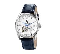 Lip Orologio Himalaya 40 mm - Automatico Cuore Battente - Pelle Blu, Cinghia