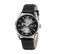 Lip Orologio Himalaya 40 mm clessidra - scheletro automatico - nero, Cinghia